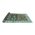 thumbnail image 2 of Ahgly Company Indoor Rectangle Abstract Light Blue Modern Area Rugs, 2' x 5', 2 of 4