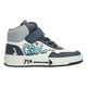 thumbnail image 1 of Tenis Niño Vavito Grafiti Azul Marino Mid Cut Tipo Bota Casual Streetwear Moderno Original Sneakers blanco 19 MX, 1 of 10