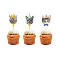 thumbnail image 4 of Ensemble de Décorations pour Fête d'Anniversaire de Chat Bannière Décorative pour Chaton Décoration de Gâteau pour Chat, 4 of 10
