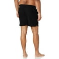 thumbnail image 2 of Nike Mens Solid Lap 7 Inch Volley Short Swim Trunk - Black White - M, 2 of 2