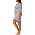 thumbnail image 2 of Disney Women`s Short Pajama Set with Pockets (Grey, XL), 2 of 4
