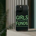 thumbnail image 3 of DistinctInk Clear Case for Apple iPhone 14 PRO (6.1" Screen) - Girls Just Wanna Have Fund $, 3 of 9