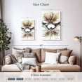 thumbnail image 3 of Elephant Stock Let's Go Together Wall Art - Vertical Multi Panel Canvas - Living Room Wall Decor - Love Multi Panel - Gray And Orange Decor By Ashvin Harrison - 14" x 23", 3 of 4
