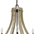 thumbnail image 3 of Fredrick Ramond Lighting - Middlefield-9 Light Rustic Large Open Frame 2-Tier, 3 of 3