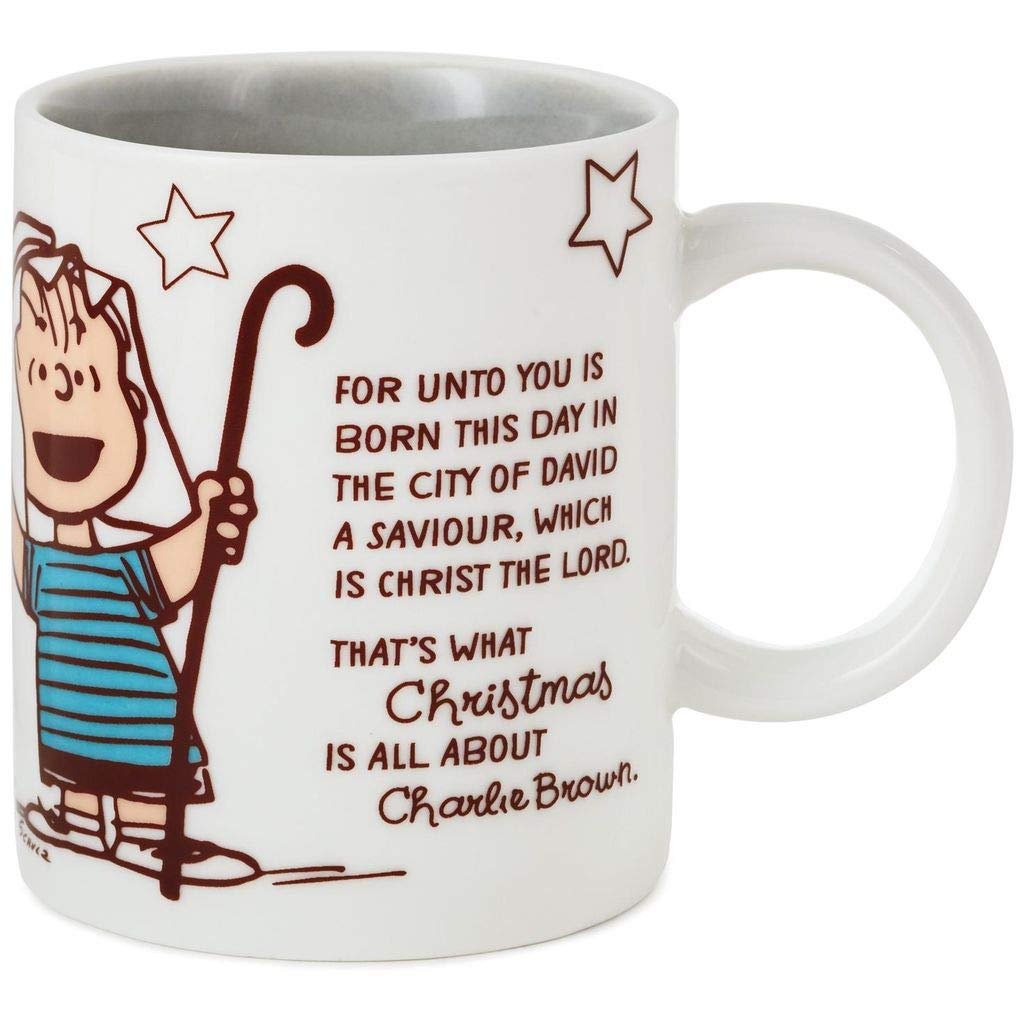 Hallmark Peanuts Linus Christmas Speech Mug