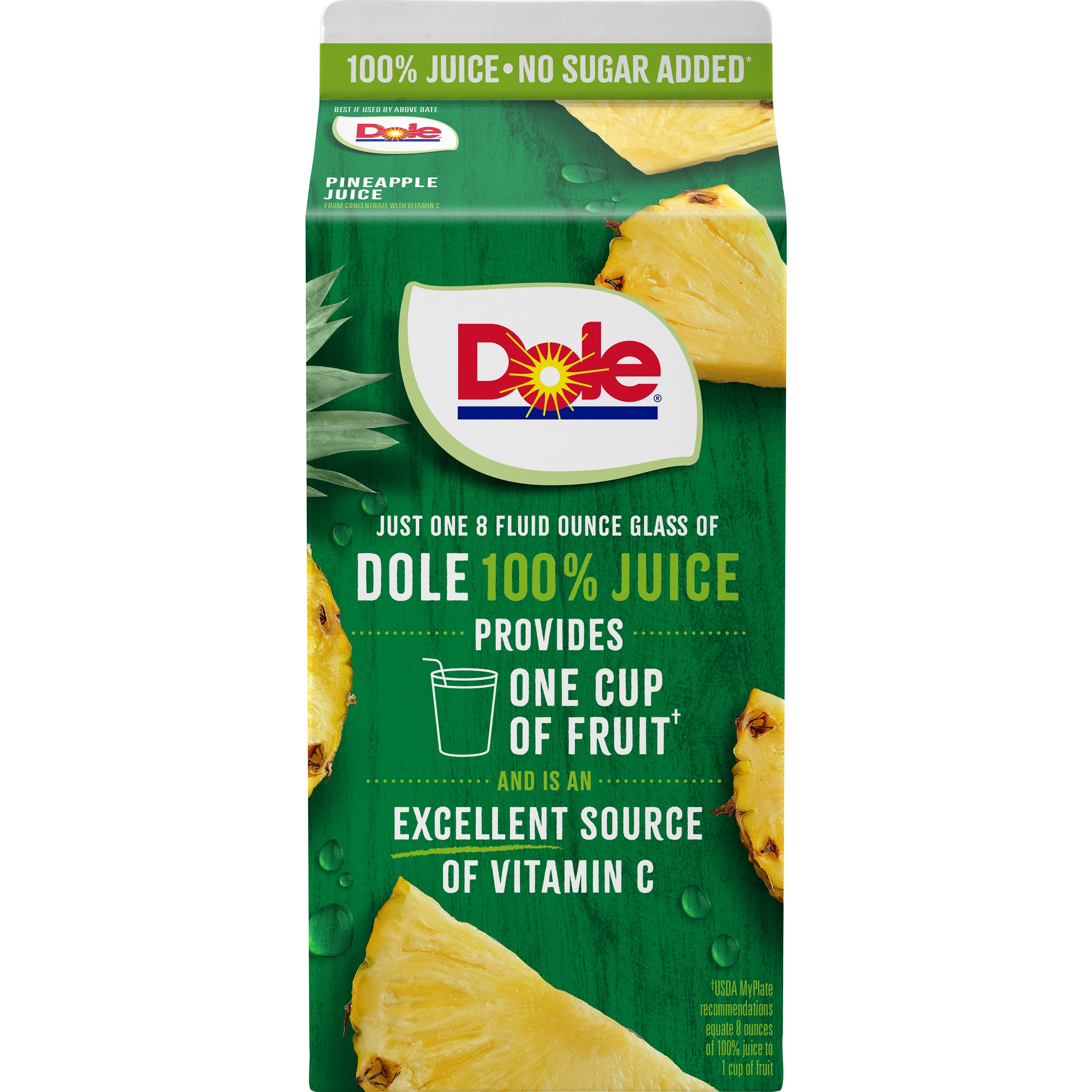 Dole 100% Chilled Pineapple Juice, 52 Oz