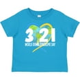 thumbnail image 3 of Inktastic 3 21 World Down Syndrome Day with Heart Shaped Earth Boys or Girls Baby T-Shirt, 3 of 5