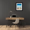 thumbnail image 3 of DeRice, Julie 25x32 Black Ornate Wood Framed with Double Matting Museum Art Print Titled - Relaxing Beaches, 3 of 4