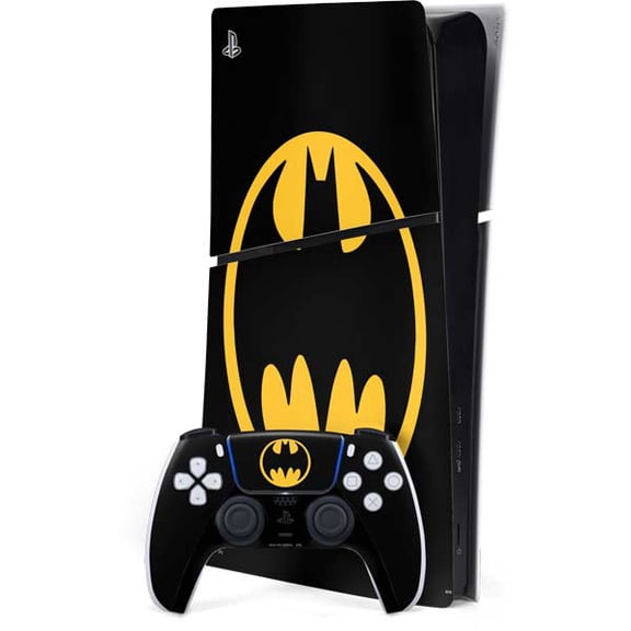 Skinit DC Comics Batman Logo PS5 Slim Digital Edition Bundle Skin