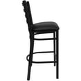 thumbnail image 2 of Flash Furniture HERCULES Series Black Ladder Restaurant Barstool, 2 of 7