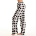 thumbnail image 3 of IYYVV Women's Pajama Pants Stretch Lounge Pants Drawstring Comfy Sleep Bottoms with Pockets 2024 Black XL, 3 of 7