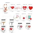 thumbnail image 4 of Doctor Enfermera Estetoscopio Forma Broches Personalidad Medicina Broche Insignias Solapa Alfileres Metal Joyería Regalo, 4 of 4