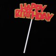 thumbnail image 3 of 3 piezas feliz cumpleaños vestido pastel topper torta decoración rojo Sunnimix Happy Birthday Cake Topper, 3 of 8