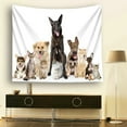 thumbnail image 3 of EREHome Animals Cats And Dogs Tapestry Polyester Fabric Tapestries Wall Art Hanging 51x60 Inches, 3 of 3