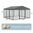 thumbnail image 4 of ASJMR Dog Kennel Outdoor Heavy Duty Chicken Run with Rain Cover, 4 of 8