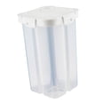 thumbnail image 4 of Contenedor hermético para almacenar granos de arroz de 2,3 l para alimentos secos. Blanco, 4 of 9