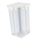 thumbnail image 4 of Recipiente hermético para cereales de 2,3 l con tapas y compartimentos herméticos transparentes Blanco, 4 of 9