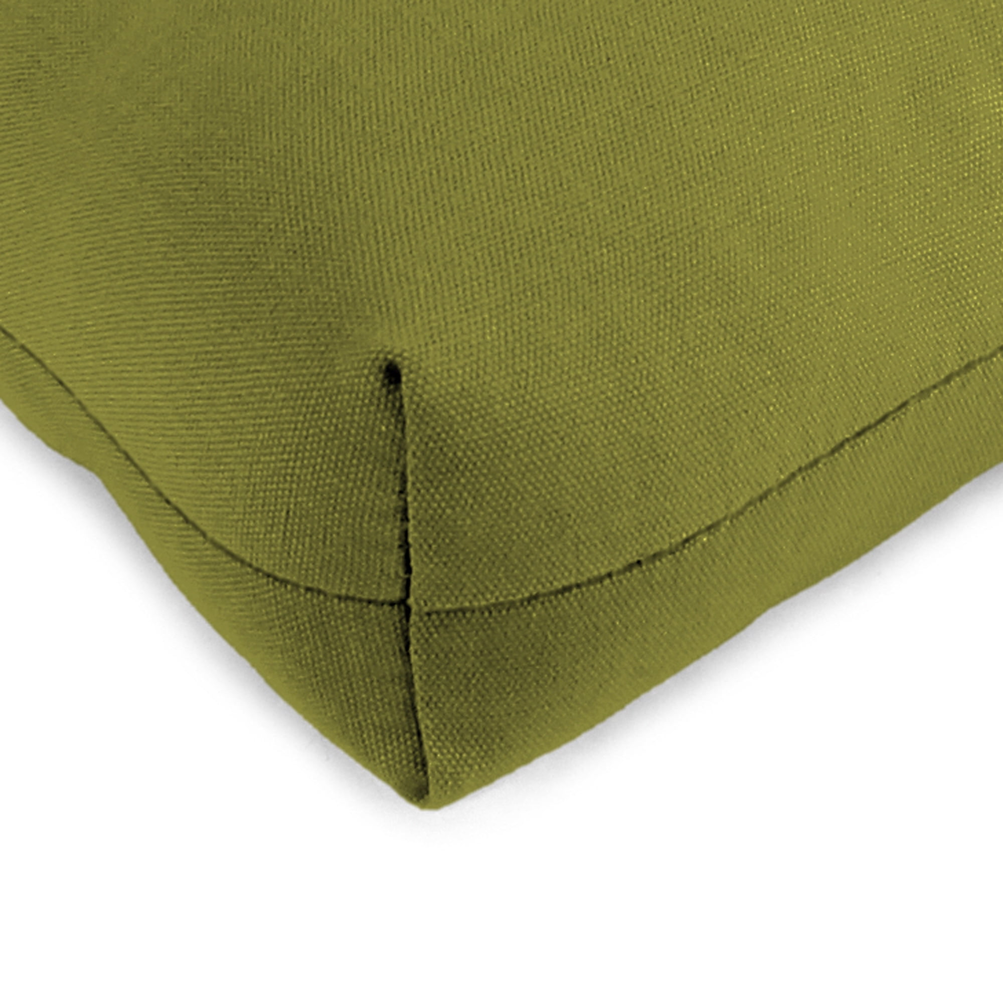 Jordan Manufacturing 3-Piece Veranda Kiwi Green Solid Tufted Outdoor Cushion with 1 Wicker Bench Cushion and 2 Wicker Seat Cushions