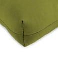 thumbnail image 4 of Jordan Manufacturing 18" x 18" Veranda Kiwi Green Solid Square Tufted Contoured Outdoor Wicker Seat Cushion (2 Pack), 4 of 12