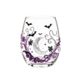 thumbnail image 2 of Difdany 2D Halloween Artisan Glassware Collection, Stemless Halloween Glass with Colorful 2D Pumpkin Ghost Moon Bat and Haunted House Designs for Fall Parties and Seasonal Display, 2 of 9