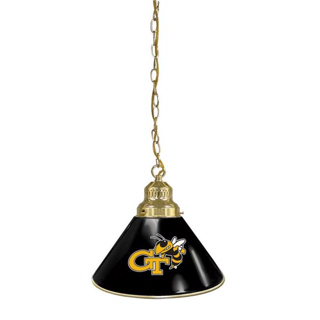Holland Bar Stool BL1BRGATech NCAA Georgia Tech Single Shade Pendant Light - Brass