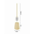 thumbnail image 3 of Gmogad Toilet Brush, Toilet Brush and Holder Set Bathroom Accessories, Toilet Scrubber with Clean Brush, Cleaning Supplies Toilet Bowl Cleaner Brush for Deep Cleaning, Beige, 3 of 7