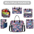 thumbnail image 2 of OBREWU Pioneer Flower Womens Lunch Box for Work,Insulated Large Pioneer Flower Lunch Bag for Women,Loncheras Para Mujer,Leakproof Adult Lunch Bag for Work,Beach,Travel,Picnic,Camping, 2 of 7