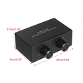 thumbnail image 4 of 4 Way Bi-Directional RCA Stereo Audio Switch 2 in 4 Out or 4 in 2 Out L/R Jack Sound Channel RCA Audio Switcher Selector, 4 of 6