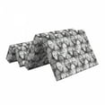 thumbnail image 2 of Grey and White Foldable Mattress, Brainpan Head, 74.8" x 35.4", Grey Black White, by Ambesonne, 2 of 6