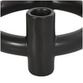 thumbnail image 5 of CosmoLiving by Cosmopolitan 8 Candle Black Ceramic Geometric Circle Candle Holder, Set of 2, 5 of 13