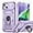 14 Plus - Purple, variant on for iPhone 14 Plus Case with Screen Protector - Slide Camera Cover Phone Case with Ring Stand, Heavy Duty Military Grade Shockproof Rugged Bumper for iPhone 14 Plus Accessories Purple