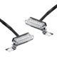 thumbnail image 1 of 2 piezas luces LED de señal de giro negras para motocicletas, indicadores de señal de giro LED para motocicletas, luces intermitentes con lentes ámbar Enchapado Sunnimix señales de giro de motocicleta, 1 of 6