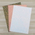 thumbnail image 1 of WASHWEPE 3Ud Tela De Cuero Sintético Con Lentejuelas Y Soporte De Lona Para Proyectos Creativos Y, 1 of 6