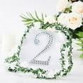 thumbnail image 7 of Efavormart 6" Number 2 Silver Self-Adhesive Rhinestone Number Stickers for DIY Crafts, Handicraft Art, Graduation Cap Decorations Birthday Party, Wedding Alpha-Numeric stickers, 7 of 7