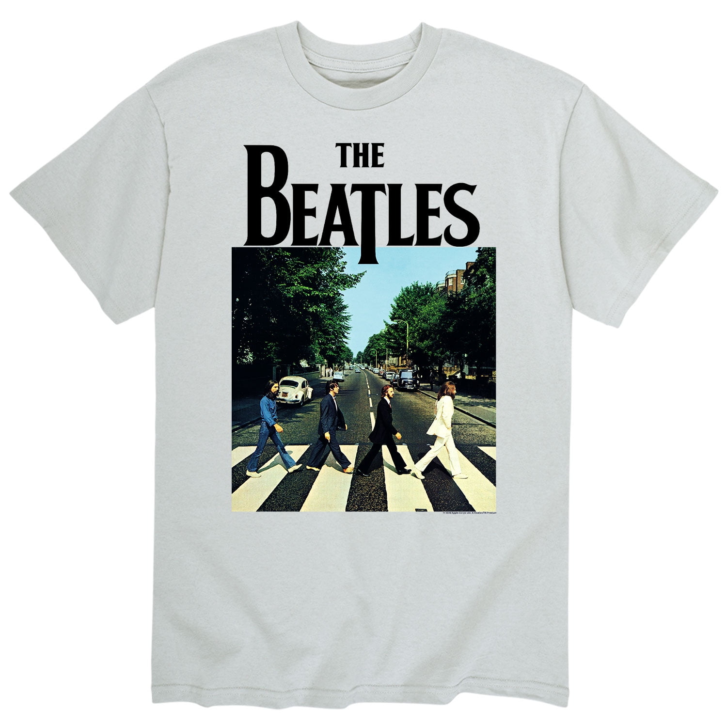THE BEATLES ABBEY ROAD T SHIRT FAB FOUR LENNON MCCARTNEY OFFICIAL LICENSED 