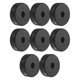 thumbnail image 1 of Uxcell 8-Pack Arandelas de Aislamiento de Goma, 2" OD 0.5" ID 0.6" Grueso para Accesorios de Hogar y Automóvil, Negro, 1 of 1