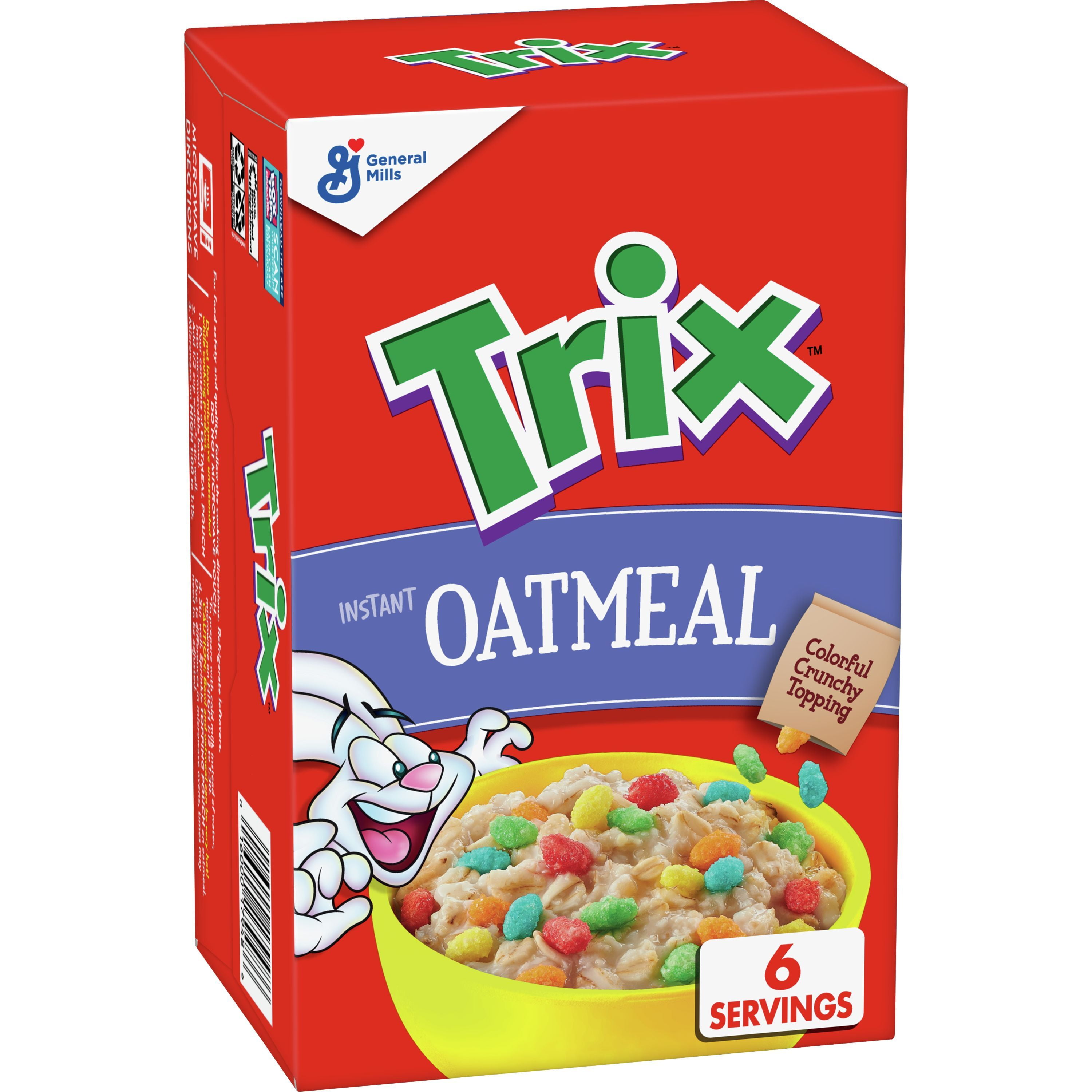 Trix Instant Oatmeal, 6 ct, 8.64 oz