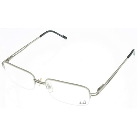 Dunhill Prescription Eyeglasses Frame Unisex DU69 01A Silver Matte Semi-Rimless