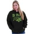 thumbnail image 3 of Funny Oh Snap Turtle Animal Pun Hoodie Sweatshirt Women Men Brisco Brands S, 3 of 6