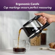 Mr. Coffee Mini Brew Switch Coffee Maker, 5-Cup Coffee Maker, Black