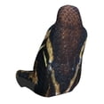 thumbnail image 3 of Picia Ball Phyton Snake Print Waterproof Sweating Car Seat Cover for Post Gym Workout, Running, Beach and Hiking, Universal Fit Anti-Slip Bucket Seat Protector, 3 of 5