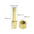 thumbnail image 2 of Uxcell 10mm Brazed Diamond Core Drill Bits with M10 Arbor Adapter for Tile Marble Stone, 2 of 6