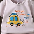 thumbnail image 3 of HCNTES 2nd Birthday Shirt Toddler Boy Two Year Old Birthday Outfit Short Sleeve Cotton T Shirt Clothes(Grey,18-24 Months), 3 of 3