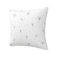 thumbnail image 2 of YFYANG Square Decorative Throw Pillow Case (Without Pillow Insert), Simple Flower Pattern Bedroom Sofa Car Cushion Cover, 24"x24", 2 of 9