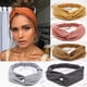 thumbnail image 2 of Diadema con nudo cruzado para mujer, bandas elásticas para el cabello, diadema suave de Color sólido para niña, accesorios para el cabello, envoltura para la cabeza anudada trenzada, 2 of 4