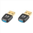 thumbnail image 1 of 2X Adaptador Bluetooth 5.4 Adaptador USB Bluetooth para PC Dongle Ratón Inalámbrico Teclado Música Receptor de Audio Transmisor USB, 1 of 9