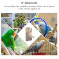 thumbnail image 5 of Comedero para Loros, Cuenco de Comida para Pájaros, Contenedor de Comida para Loros, Cuenco de Alimentación de Estructura Simple, Suministros para Pájaros, Comedero para Pájaros A, 5 of 5