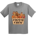 thumbnail image 3 of Inktastic Cousin Crew Cute Turkey Family Youth T-Shirt, 3 of 5