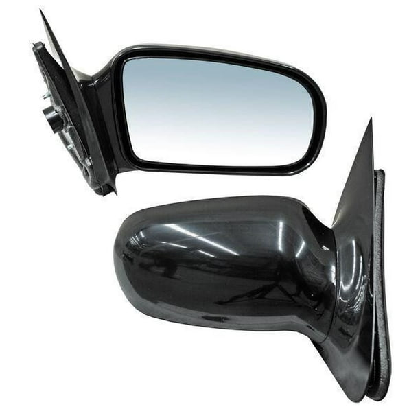 Pair Of Power Side Mirrors For 1995-2005 Chevy Cavalier / Pontiac Sunfire Sedan (2-Door & 4-Door) - Paintable