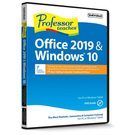 Individual Software Professor Teaches Office 2019 & Windows 10